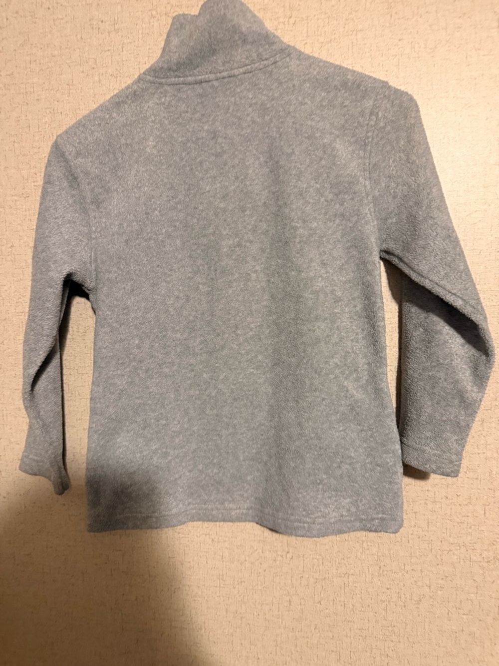 GAP Light Gray Half-Zip Fleece Pullover - Picture 3 of 4